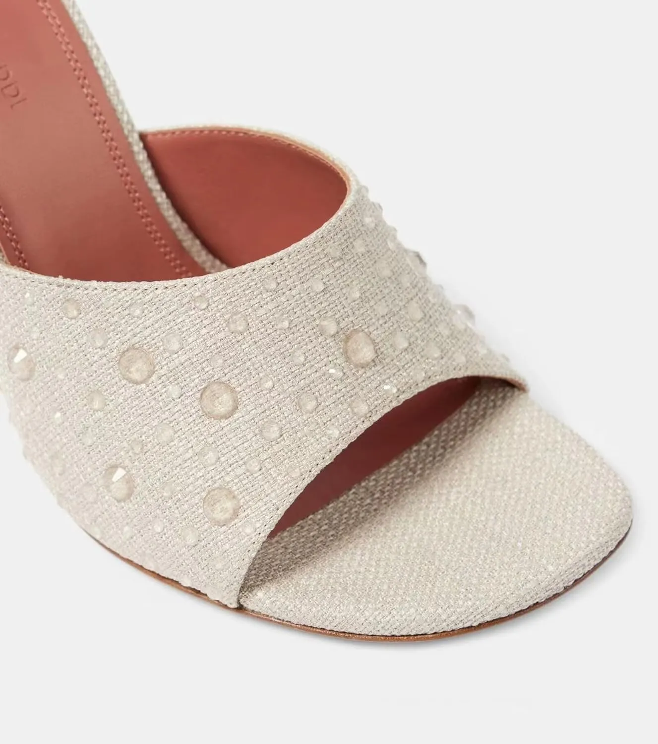 keleimusi Women's Trendy Square Toe Block Heel Dress Mules with Wide Strap
