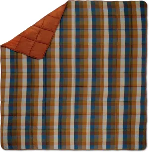 Kelty Wayback Biggie Blanket, Oversized Camping Blanket, Fits Queen Sized Bed, Organic Cotton Flannel, Machine Washable