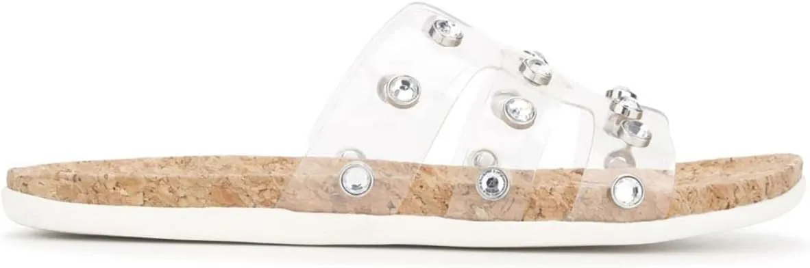 Kenneth Cole Reaction Women's Slim H Band Stud Flat Sandal Platform