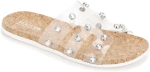 Kenneth Cole Reaction Women's Slim H Band Stud Flat Sandal Platform