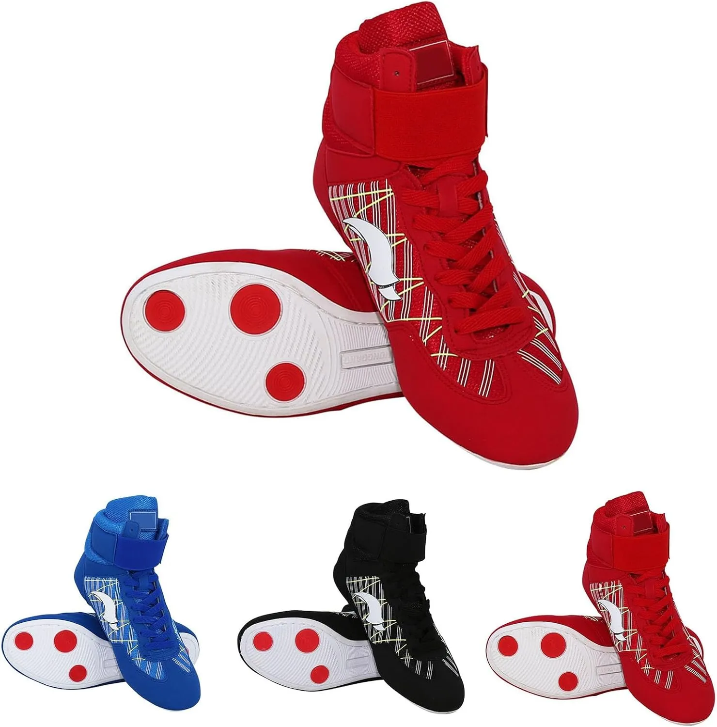 Kids Boxing Shoes High Top Wrestling Training Wrestling Shoes Boys Competition Training Shoes Youth Shoes