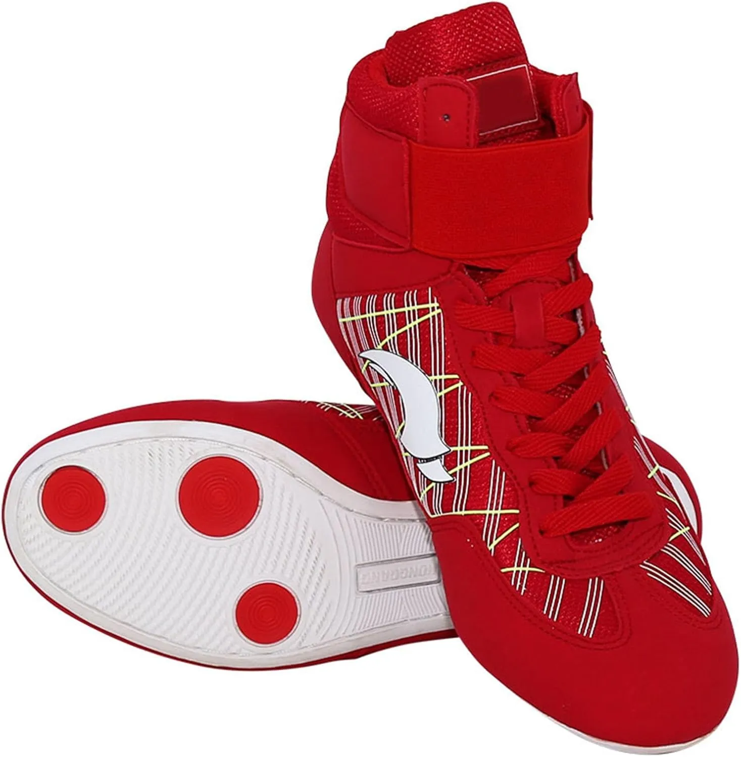 Kids Boxing Shoes High Top Wrestling Training Wrestling Shoes Boys Competition Training Shoes Youth Shoes