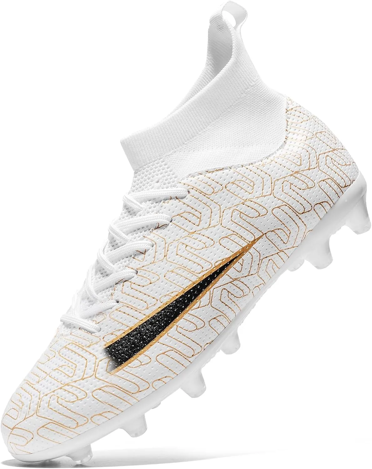 Kids Soccer Cleats Lightweight Training Football Cleats Professional Athletic Outdoor Boys' and Girls' Soccer Shoes