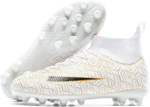 Kids Soccer Cleats Lightweight Training Football Cleats Professional Athletic Outdoor Boys' and Girls' Soccer Shoes