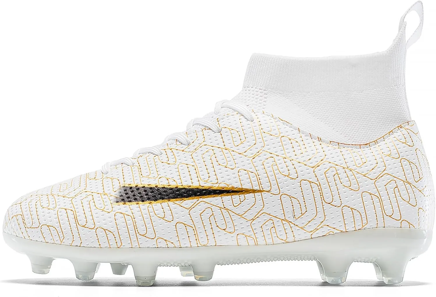 Kids Soccer Cleats Lightweight Training Football Cleats Professional Athletic Outdoor Boys' and Girls' Soccer Shoes