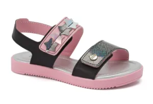 Klin Girl Sandal Pink/Black