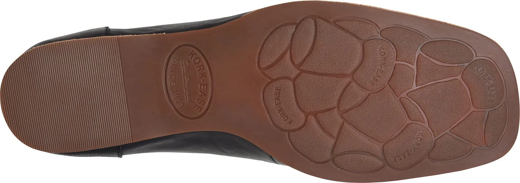KORK-EASE Pisa Women's Leather Penny Loafer - Classic Icon Redesigned with Modern Square Toe and Premium Comfort 9.5 Black