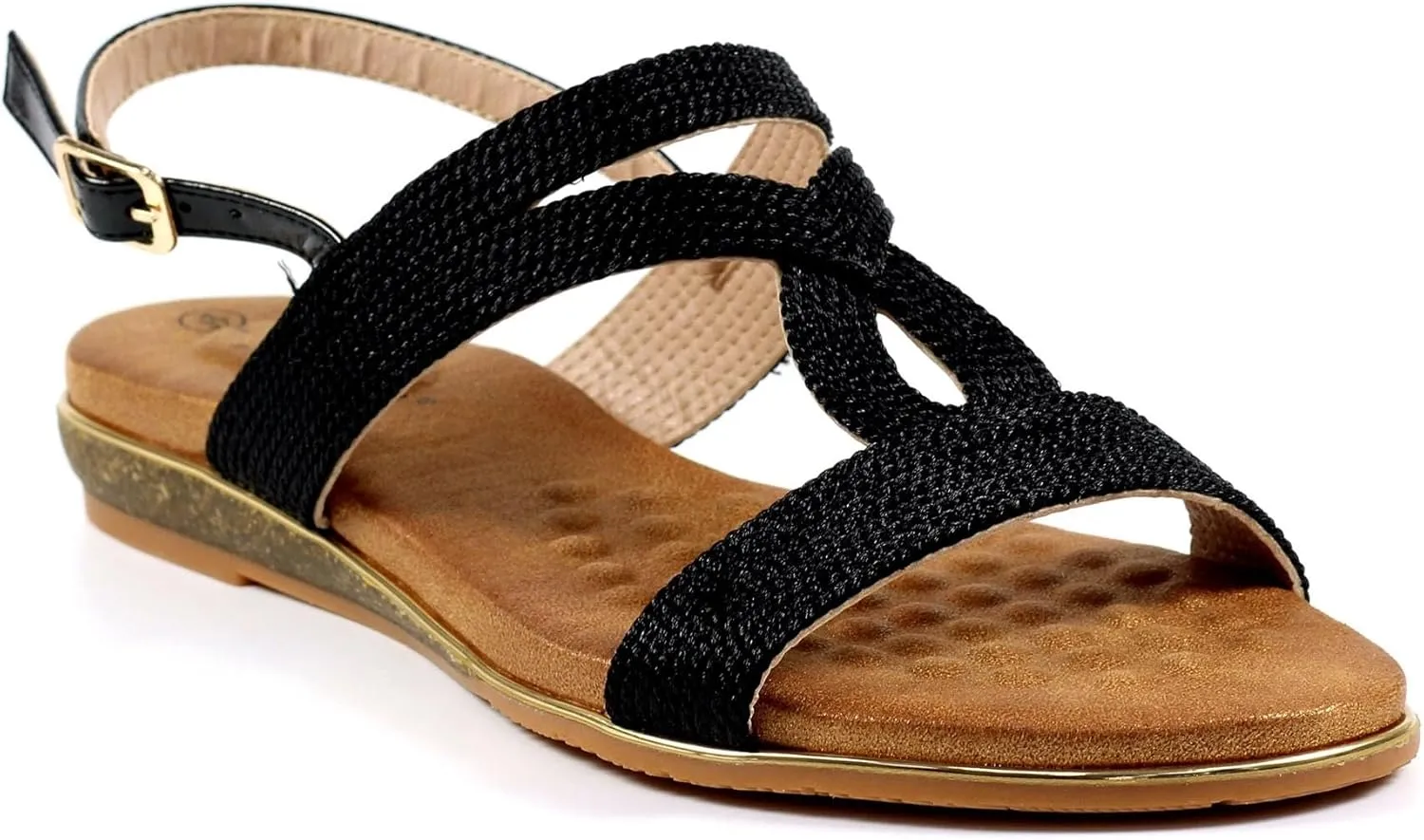 Ladies Lisia Black Sandal