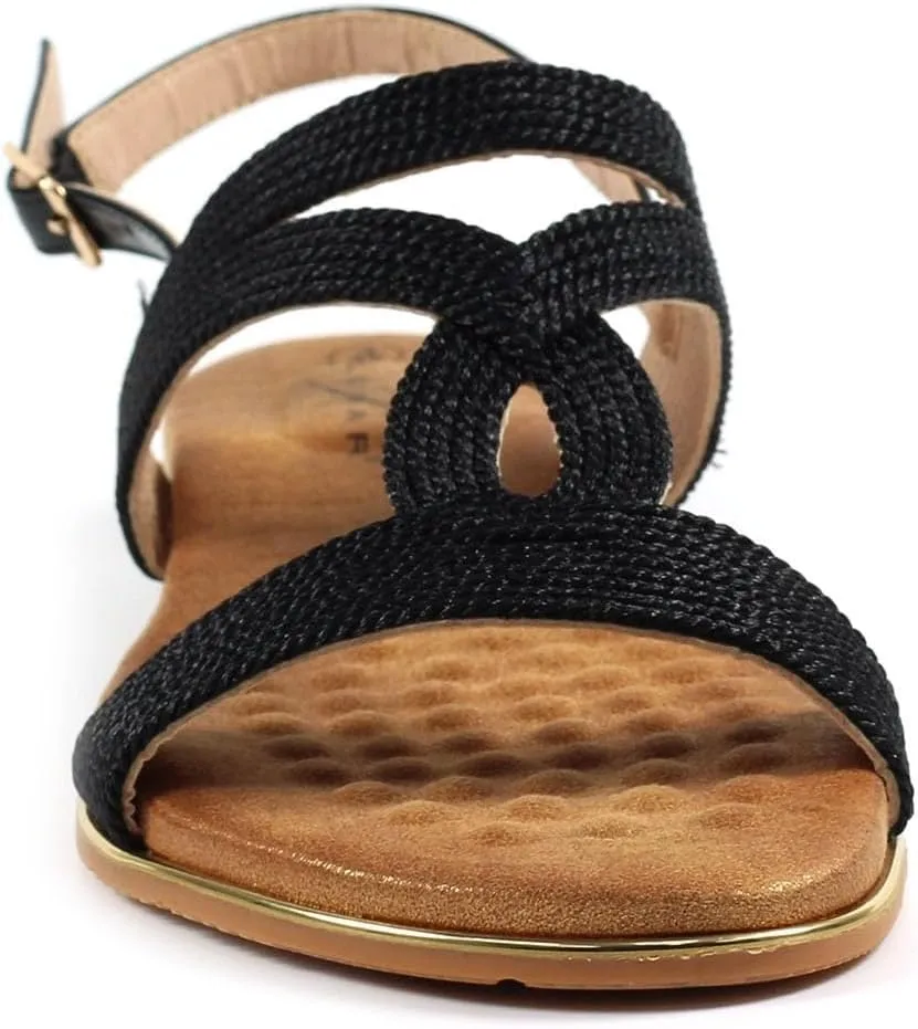 Ladies Lisia Black Sandal