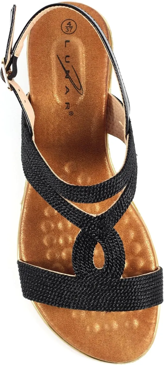 Ladies Lisia Black Sandal