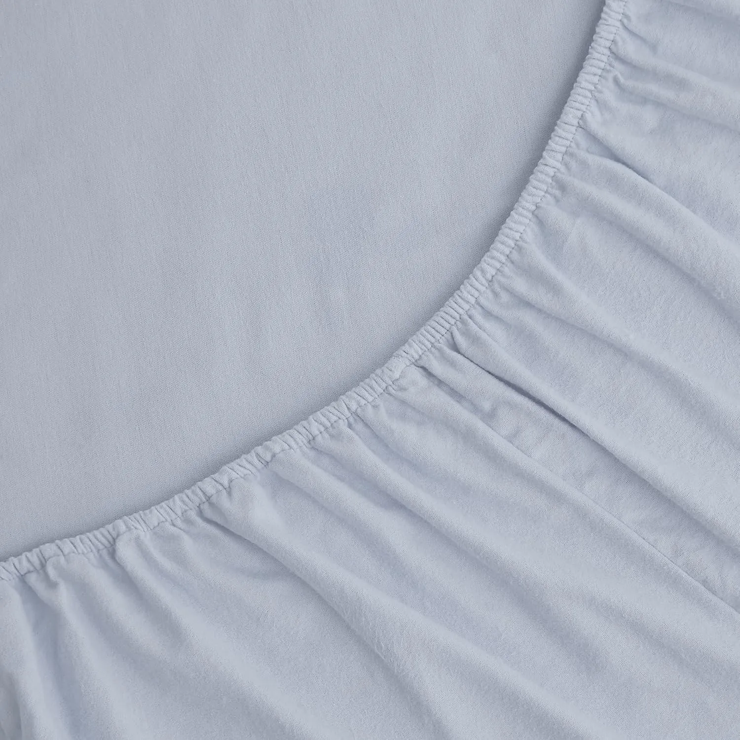 Laura Ashley - Full Sheet Set, Cotton Flannel Bedding, Brushed for Extra Softness & Comfort (Serene Blue, Full)