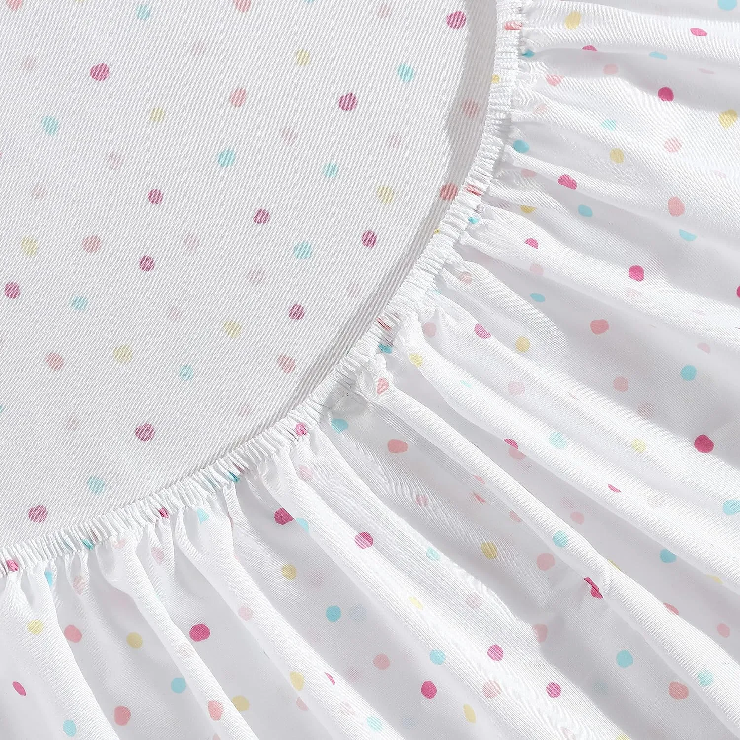 Laura Ashley Kids - Twin Sheets, Soft Wrinkle-Resistant Toddler Bedding Set, Fun & Whimsical Bedroom Decor, Ideal Girl Room Essentials (Confetti Pink, Twin/Twin XL)