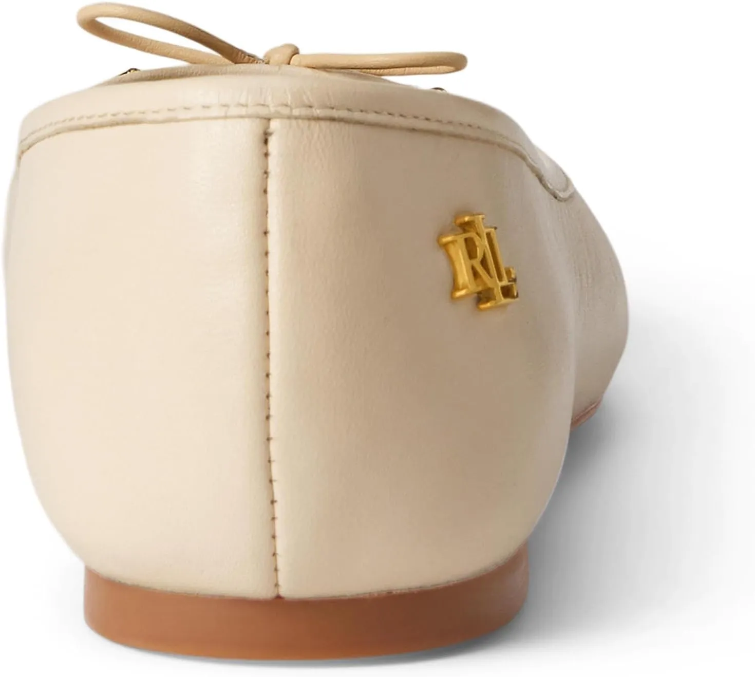 Lauren Ralph Lauren Women's Jayna Nappa Leather Flat Ballet