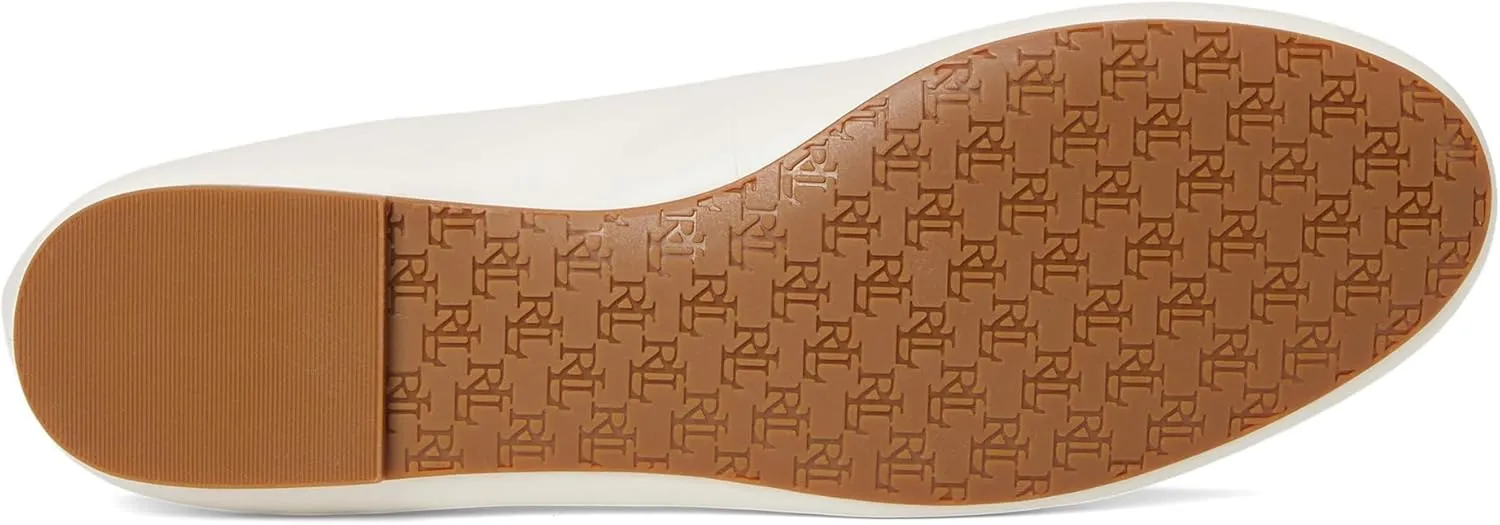 Lauren Ralph Lauren Women's Jayna Nappa Leather Flat Ballet
