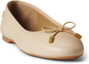 Lauren Ralph Lauren Women's Jayna Nappa Leather Flat Ballet