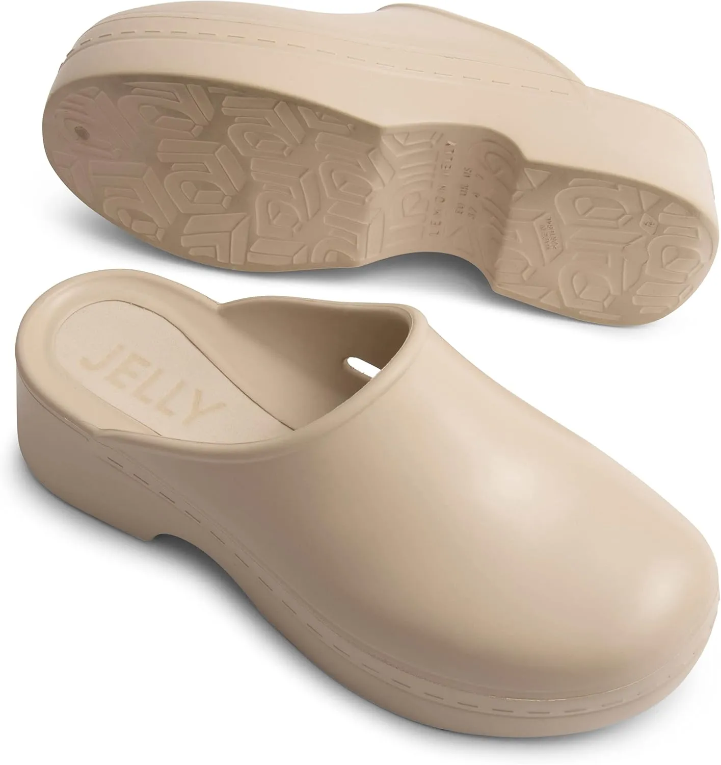 Lemon Jelly Clogs for Women - Water-Friendly Comfortable Clog Shoes - Super Lightweight Garden Clogs for Women - Versatile Casual or Work Shoe for Ladies - Slip-On Clogs, Great Nursing Shoe