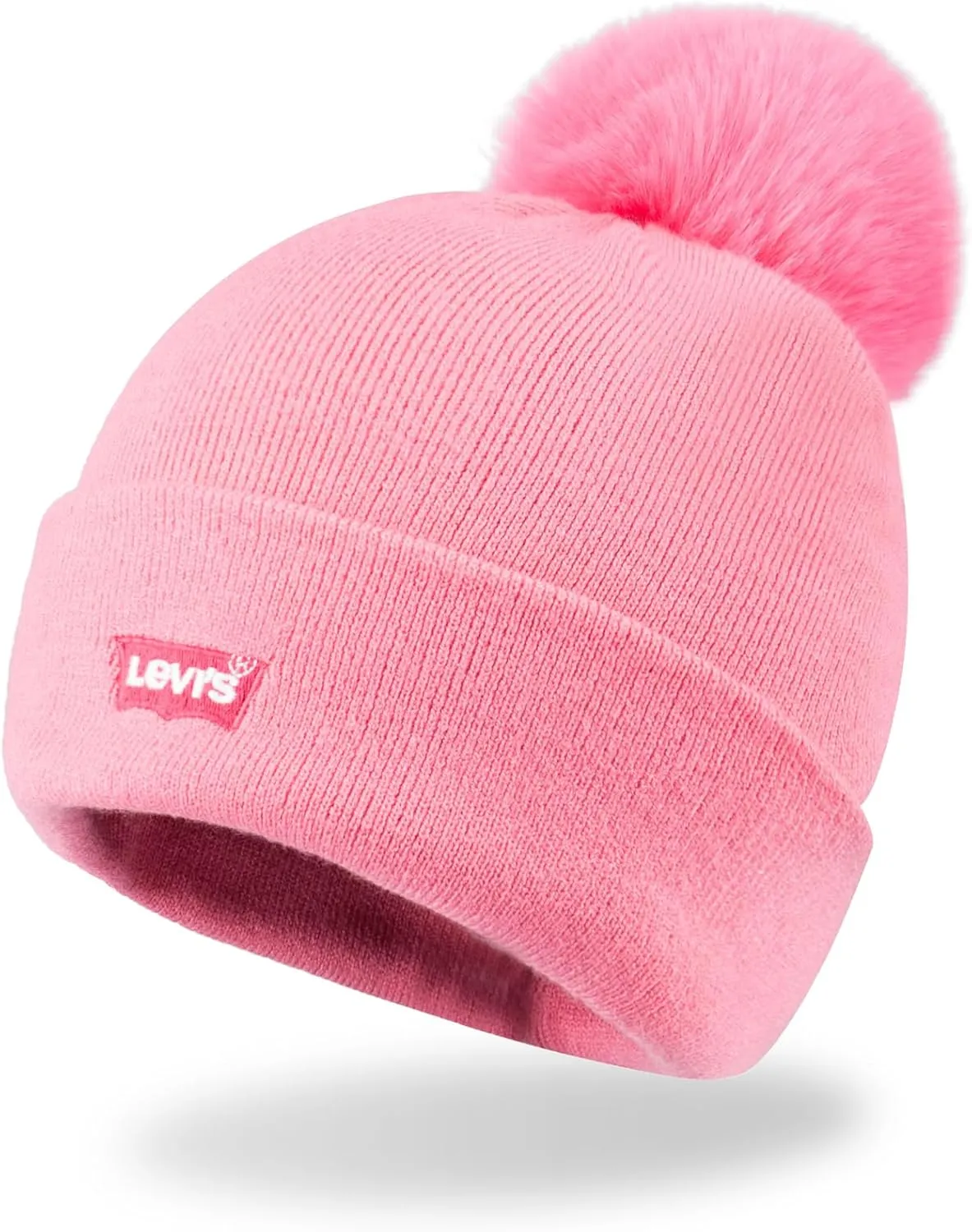Levi's Women's Cuffed Beanie with Pom