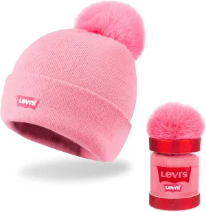 Levi's Women's Cuffed Beanie with Pom