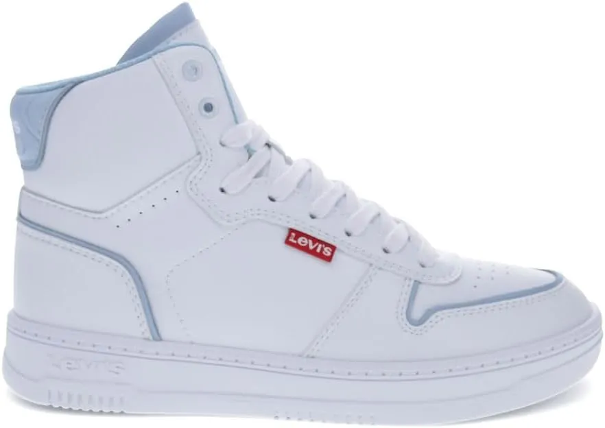 Levi's Womens Drive Hi Synthetic Leather Casual Hightop Sneaker Shoe