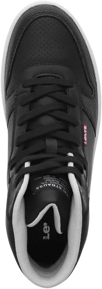 Levi's Womens Drive Hi Synthetic Leather Casual Hightop Sneaker Shoe