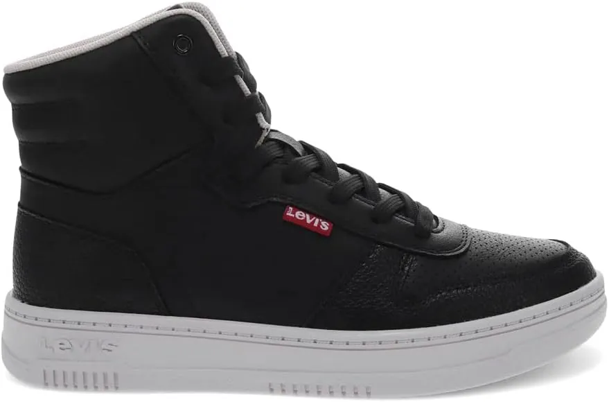 Levi's Womens Drive Hi Synthetic Leather Casual Hightop Sneaker Shoe