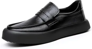 lilaBelle]JS- Stylish Men's Soft Leather Loafers | Thick Sole for Ultimate Comfort【Versatile & Classic Design】 Perfect for Any Occasion | Fall Fashion Must-Have