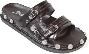 Liliana Studded Sandals For Women, Flat Sandals For Women, Open Toe Summer Sandal, Women Flat Sandals, MEIZI-1
