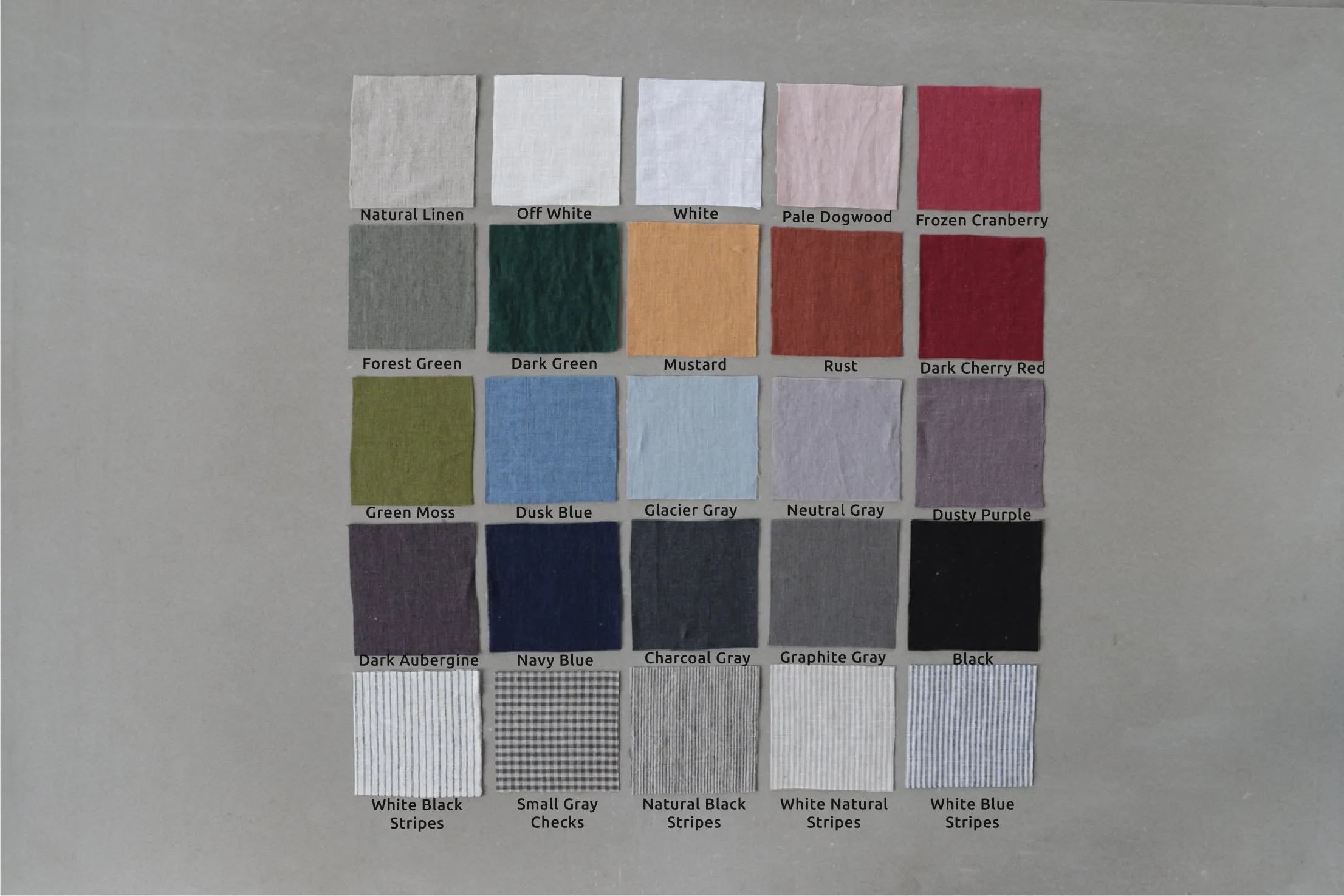 Linen Flat Sheet Dark Cherry Red