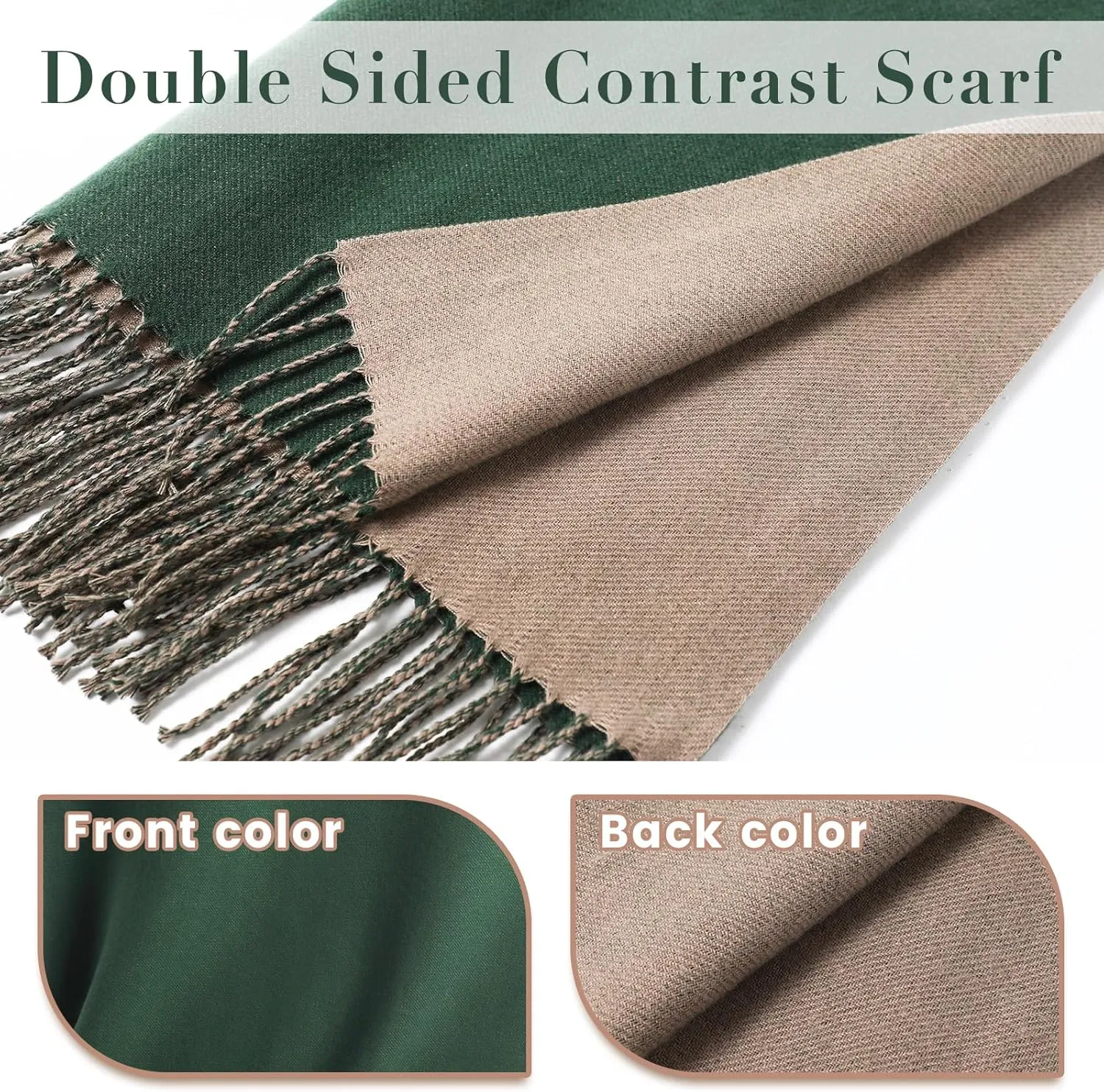 maamgic Womens Scarf Large Pashmina Shawls and Wraps Light Blanket Scarf for Evening Dress Warm Daily Travel Office