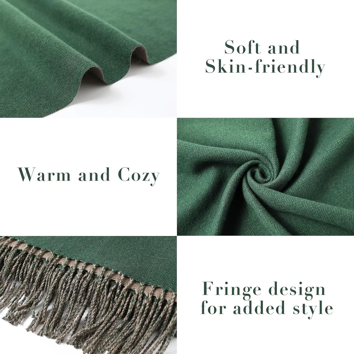 maamgic Womens Scarf Large Pashmina Shawls and Wraps Light Blanket Scarf for Evening Dress Warm Daily Travel Office
