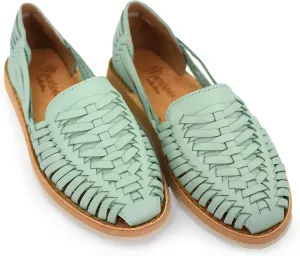 Macarena Collection Womens Shoes Leather Sandal Flat for Women | Huarache Handmade Mexican Sandals | Comfortable & Stylish Womens Sandals 3050