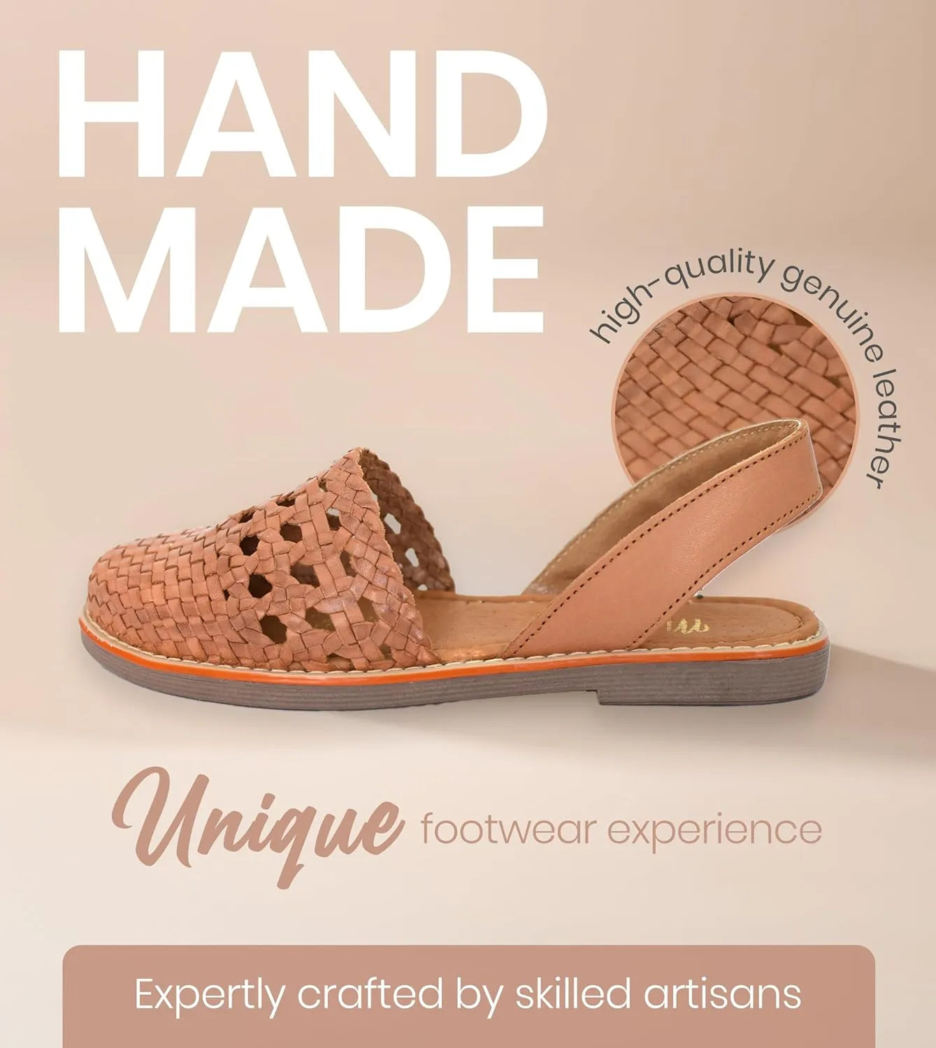 Macarena Collection Womens Shoes Leather Sandals for Women | Huarache Handmade Mexican Sandals Women | Comfortable & Stylish Womens Sandals 2340