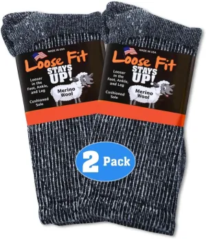 Marled Merino Wool Men's and Women's Sock 2 Pack