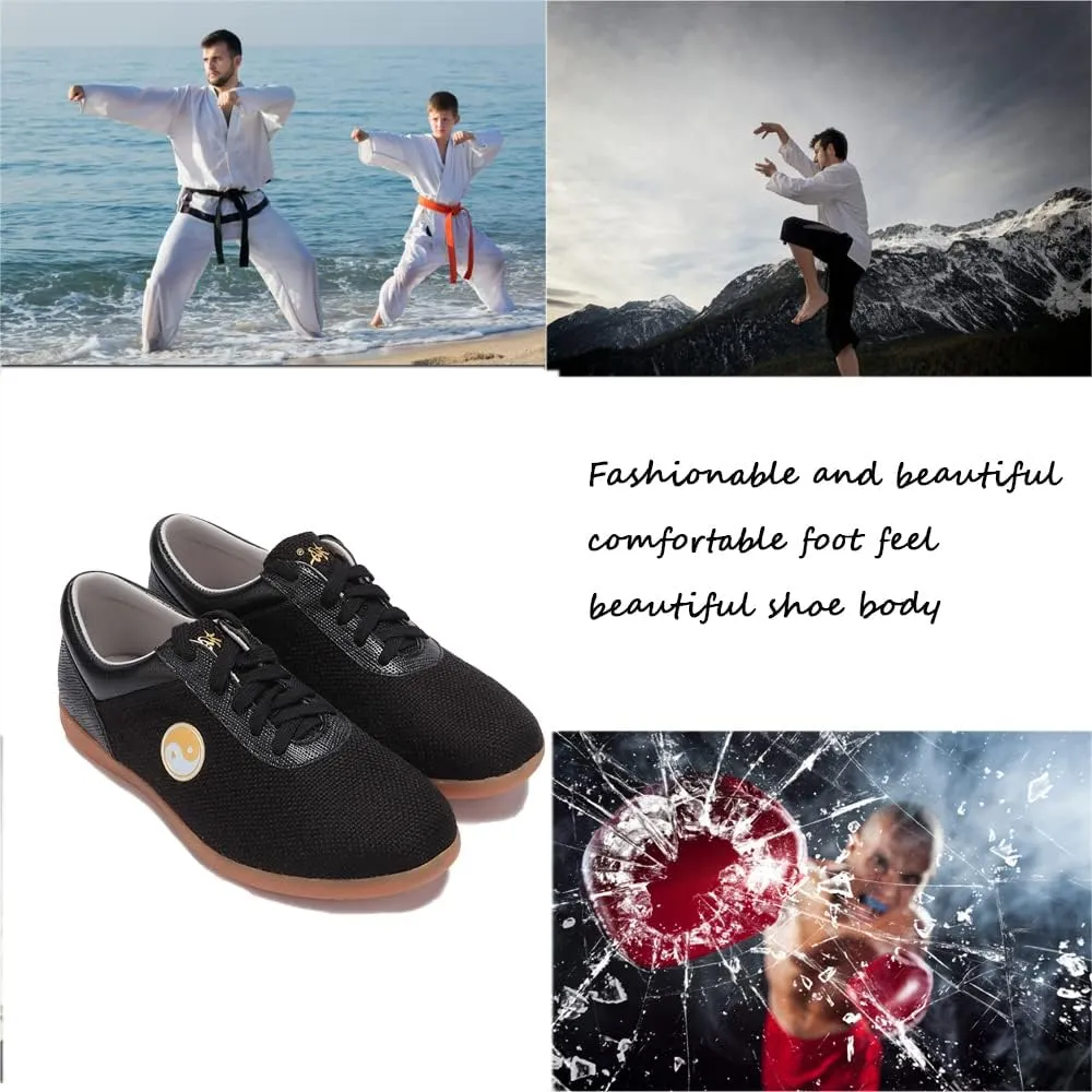 Martial Arts Kung Fu Taekwondo Training Shoes,Unisex's Low-Top Martial Arts Taekwondo Karate Training Shoes Trainers,
