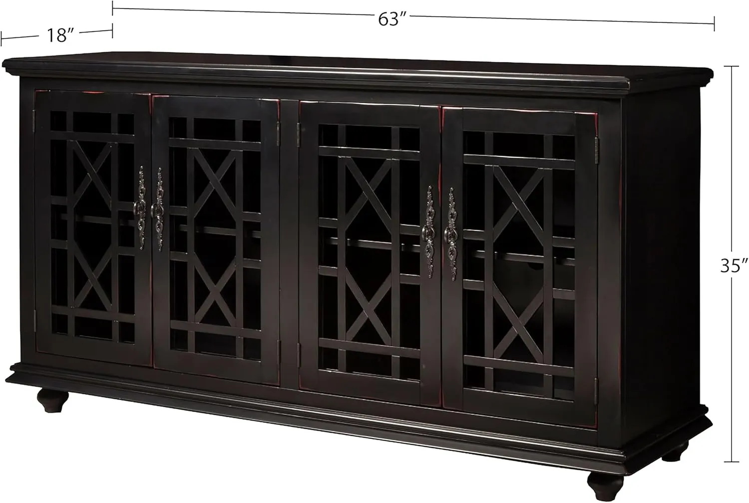 Martin Svensson Home Avalon 63" TV Stand, W x 35" H, Catalina Blue