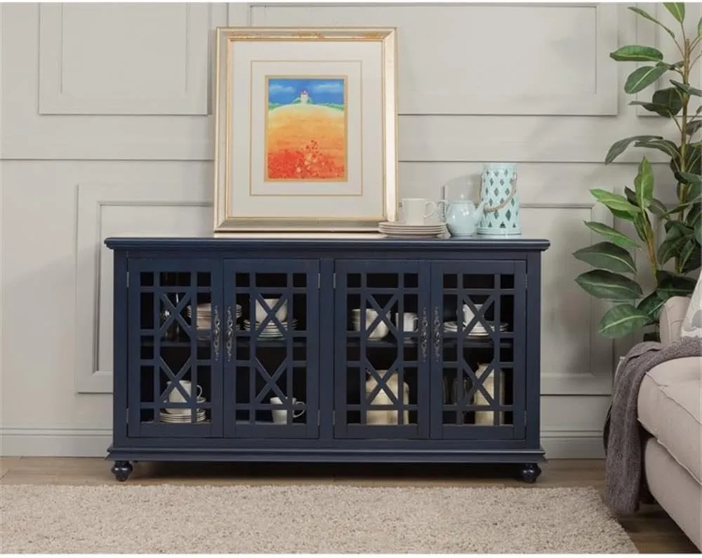 Martin Svensson Home Avalon 63" TV Stand, W x 35" H, Catalina Blue