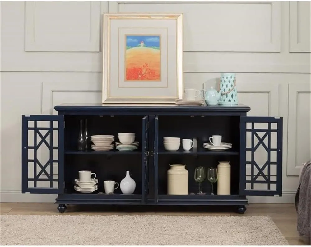 Martin Svensson Home Avalon 63" TV Stand, W x 35" H, Catalina Blue