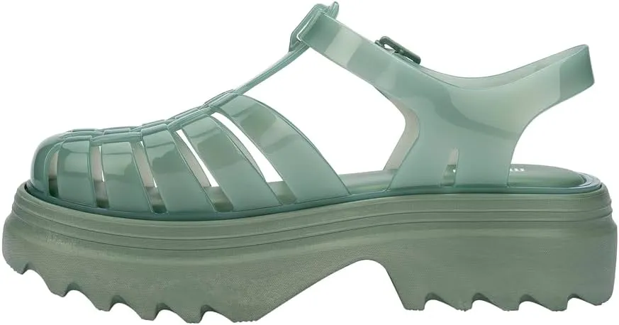 Melissa Possession Platform II Jelly Sandals for Women – Classic Fisherman-Style Chunky Platform with Adjustable Ankle Strap, Lightweight EVA Sole, and Non-Slip Traction
