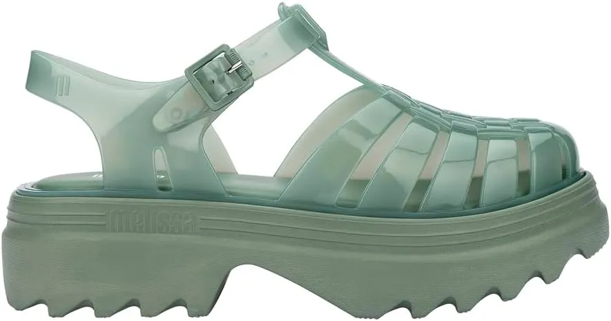 Melissa Possession Platform II Jelly Sandals for Women – Classic Fisherman-Style Chunky Platform with Adjustable Ankle Strap, Lightweight EVA Sole, and Non-Slip Traction