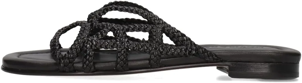 Melvin & Hamilton Women's Trendy Shoes Sandal, Black, 5