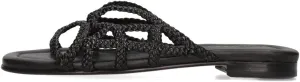 Melvin & Hamilton Women's Trendy Shoes Sandal, Black, 8
