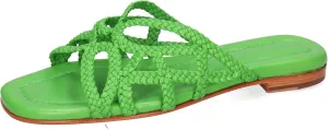 Melvin & Hamilton Women's Trendy Shoes Sandal, Green, 7