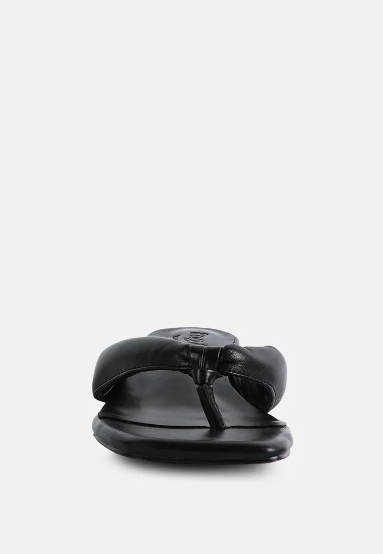 Memestar Low Heel Thong Sandals By Ruw