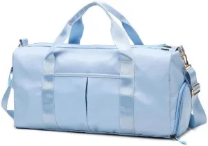 Men and Women's Travel Bag With Shoe Compartment Sports Tote Gym Bag Weekender Overnight Shoulder Bag Large