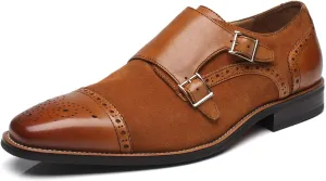 Men Dress Shoes Lace Up Oxford Classic Plain Toe Modern Formal Leather Shoes for Men