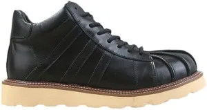 Men's Autumn Winter Vintage Casual High-top Boots British Versatile Leather Shoes Work Boots Shell Suitable for Business Offices