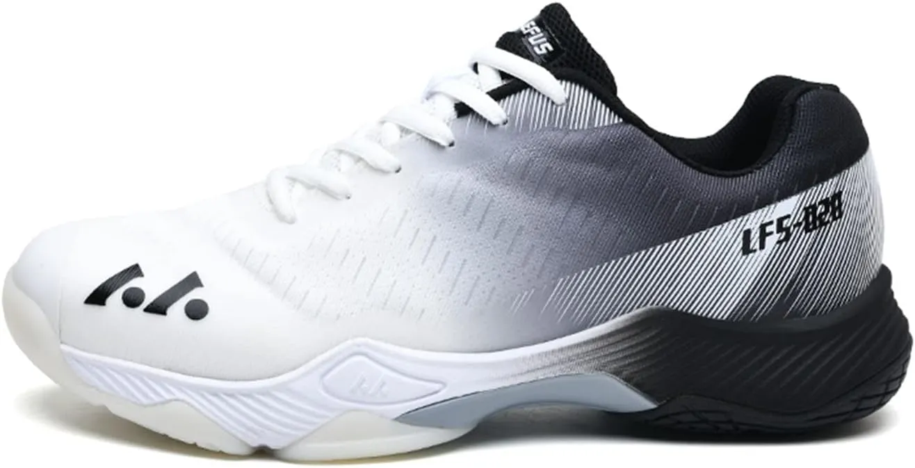 Men's Badminton Shoes Indoor Court Shoes Resistant Non-Slip Racquetball Squash Volleyball Pickleball Shoe Low Top Training Shoes