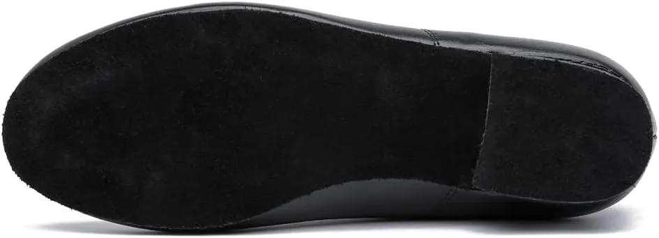 Men's Black Ballroom Latin Performance Shoes Waltz Modern Dancing Practice Shoe