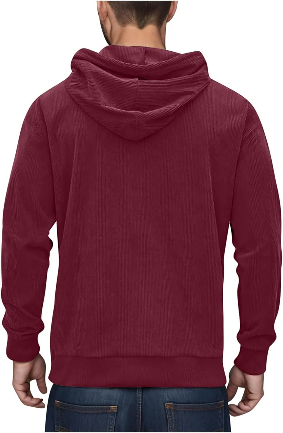 Mens Hoodies Casual Hooded Sweatshirts Training Long Sleeve Hoodie Warm Hoodies Solid Color Fall Pullover