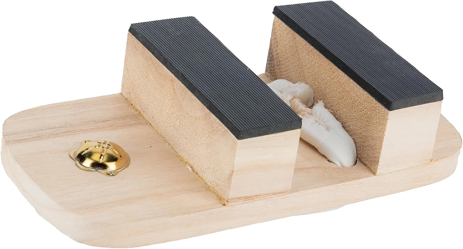 Men's Japanese Double Toothed Wooden Clogs Versatile Summer White woodwooden Slippers COS Elevated Thick Sole Shoes Clogs